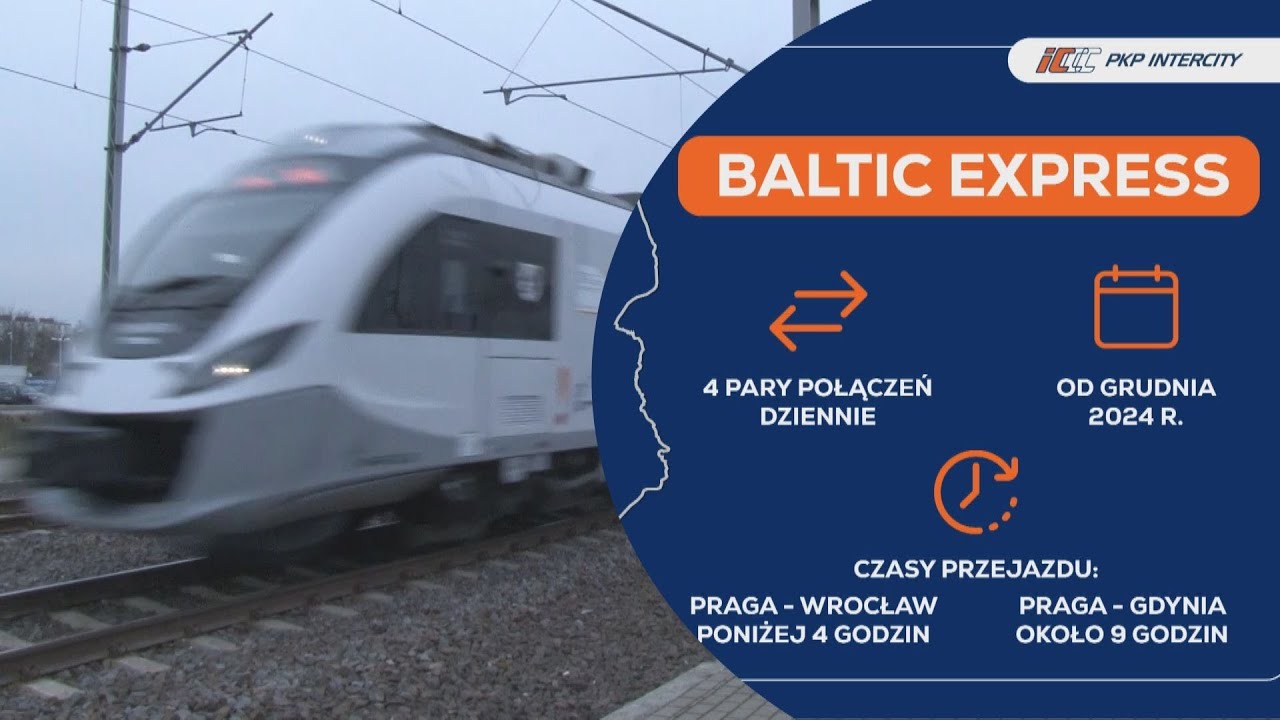 Z Tczewa bezpośrednio pociągiem do Pragi - Tv Tetka Tczew HD