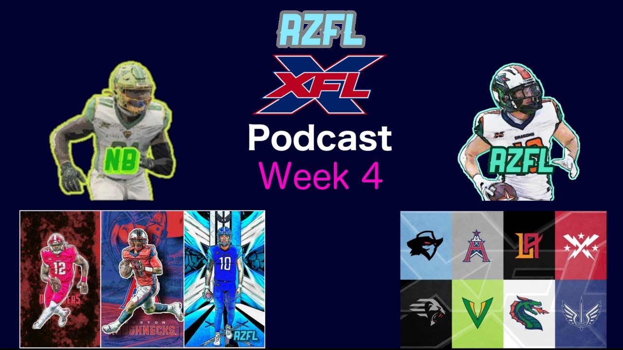 RZFL XFL Podcast #4 - Are Vipers Legit? Can Dragons Win By 50 Points?