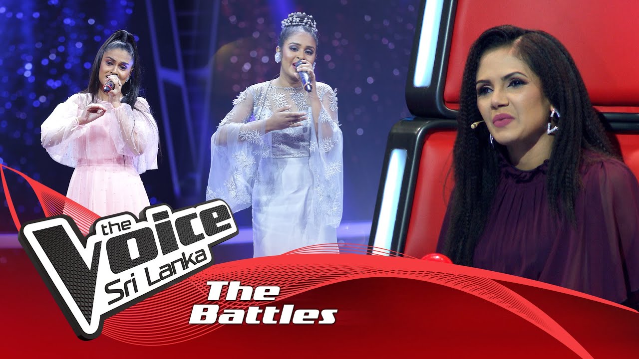 The Battles : Hansi Shalika V Ishara Kalpani | Sanda Eliya Mamai Nam | The Voice Sri Lanka