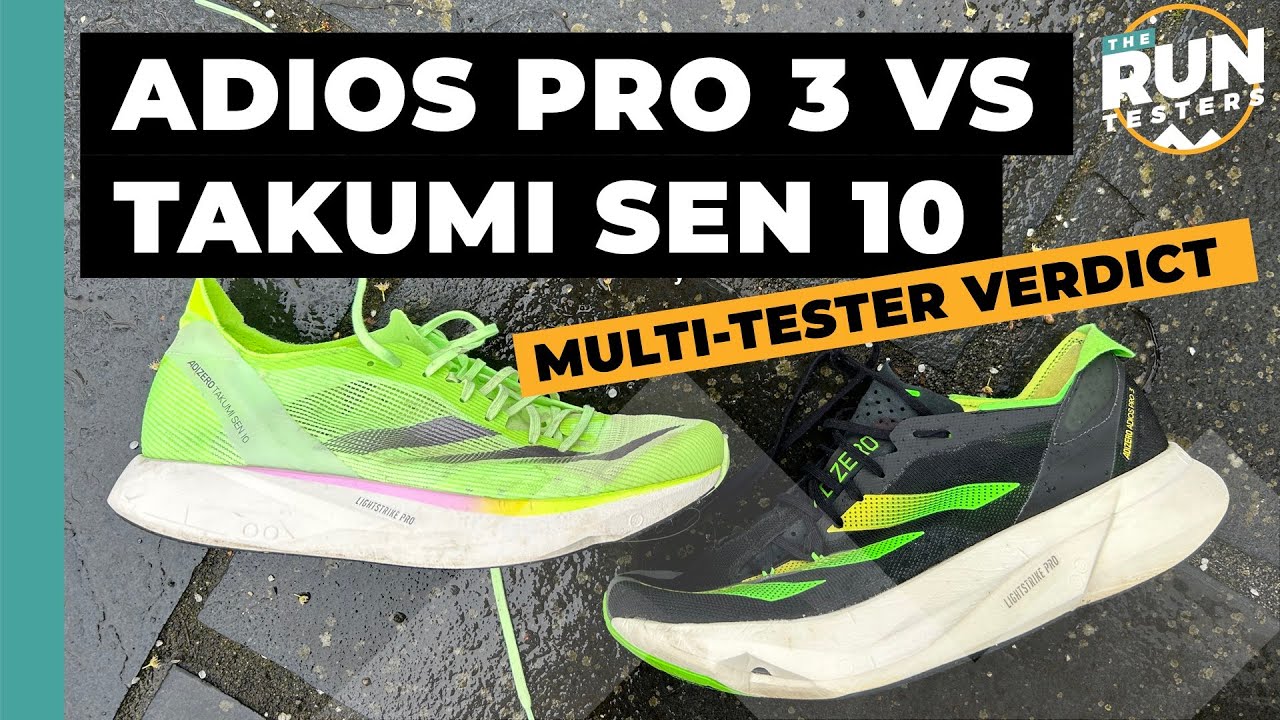 Adidas Takumi Sen 10 vs Adidas Adios Pro 3: Which Adidas racing shoe should you get?