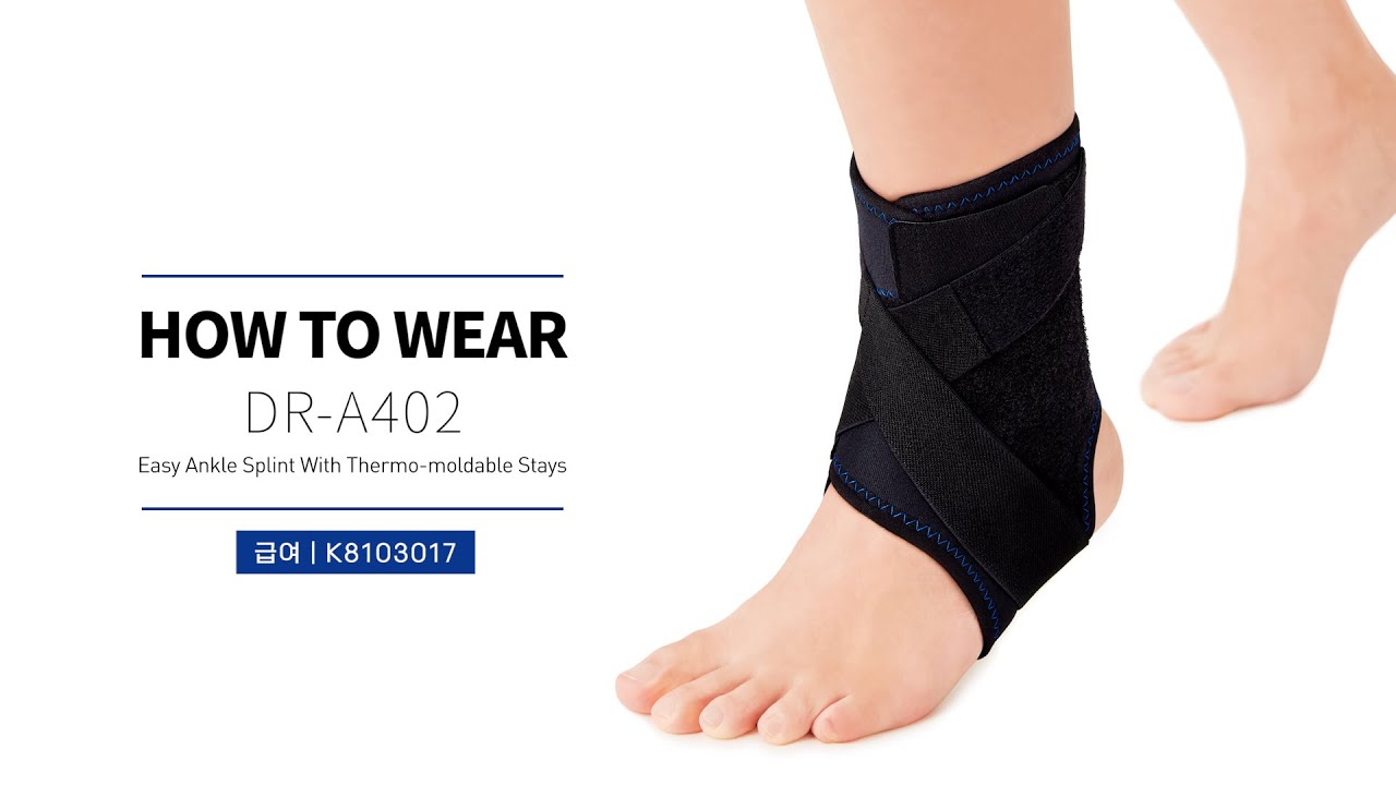 DR-A402 Ankle support - How to wear