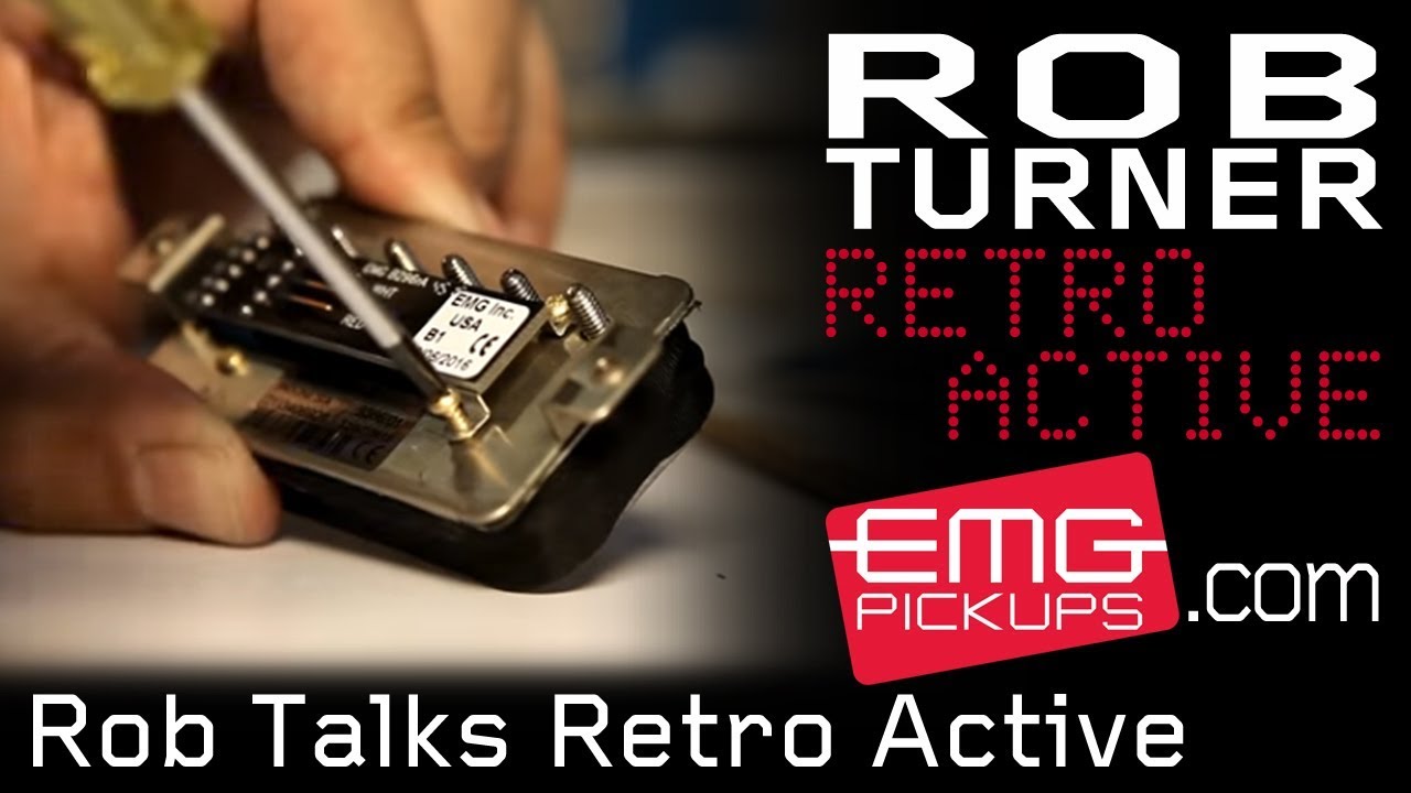 Основатель EMG Роб Тернер рассказывает о звукоснимателях Retro Active