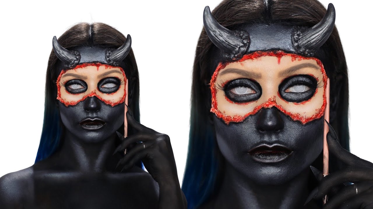 DEMON MAKEUP LOOK | HALLOWEEN MAKEUP IDEAS 2020