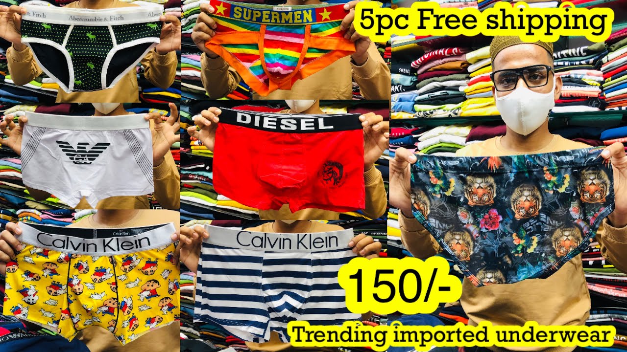 Trending imported underwear for men|free shipping|men underwear|fancy imported underwear|brief|Trunk