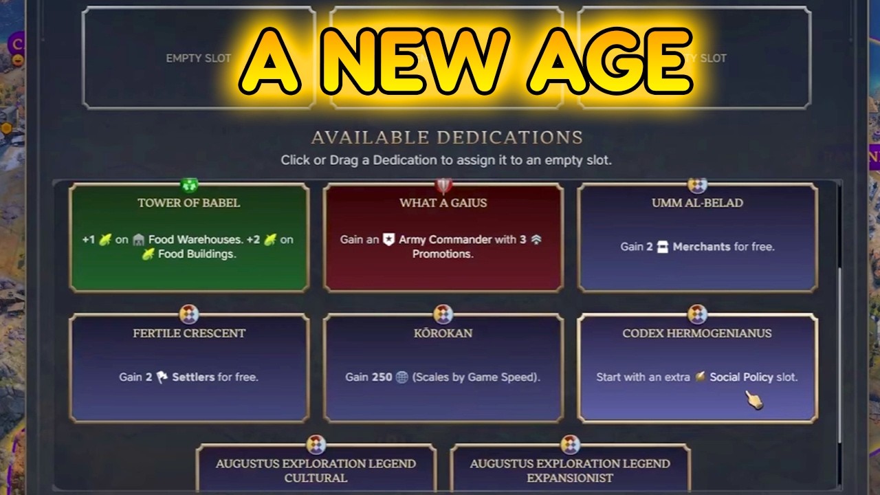 We're moving into a New Age in Civ 7 - Civ 7 - Augustus - Rome
