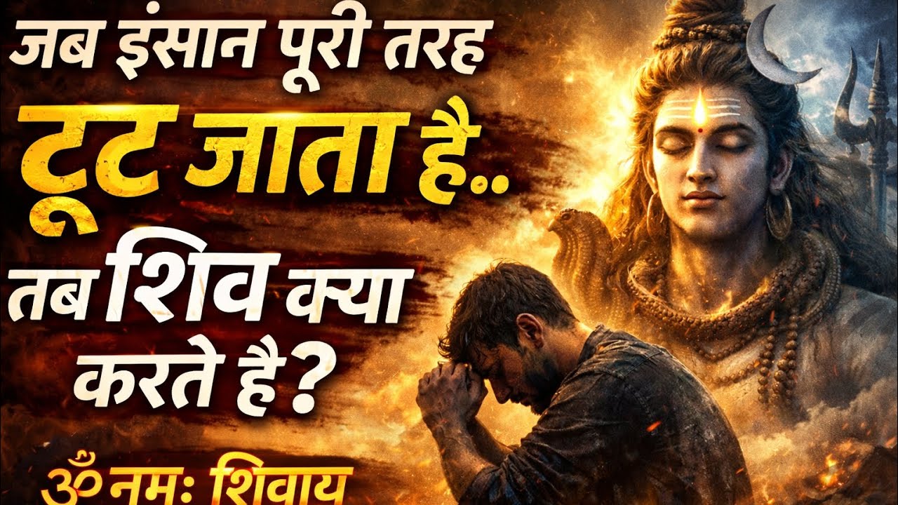 जब इंसान पूरी तरह टूट जाता है… तब शिव क्या करते हैं? | Mahadev Truth 🔱