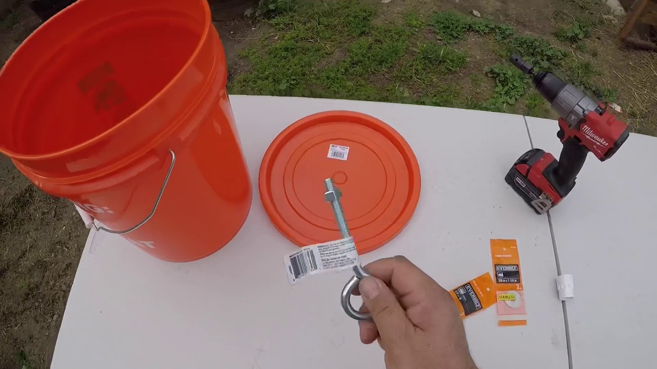 COMEDERO CASERO PARA GALLINAS ECHO EN 3 MINUTOS POR $9 COMEDERO CONTRA RATAS Y DESPERDICIO