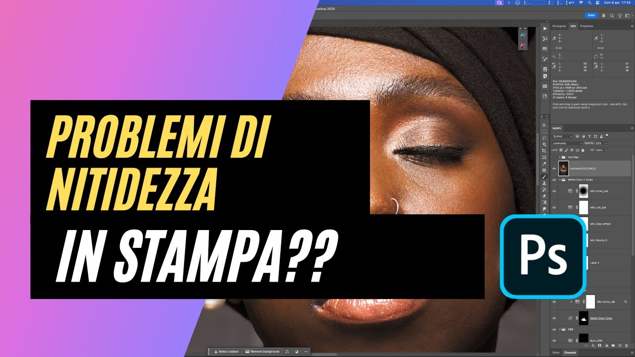 Problemi di nitidezza in fase di stampa ? Ecco come visualizzare l'immagine correttamente.