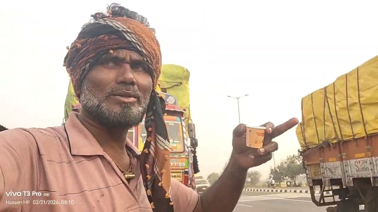 రెండవరోజు..  journey. start అయింది..🚛🛣️ 