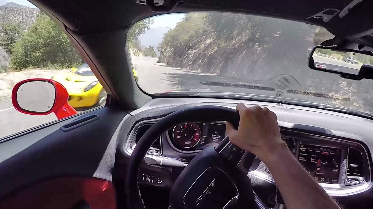 2015 Dodge Challenger SRT Hellcat - WR TV POV Canyon Drive
