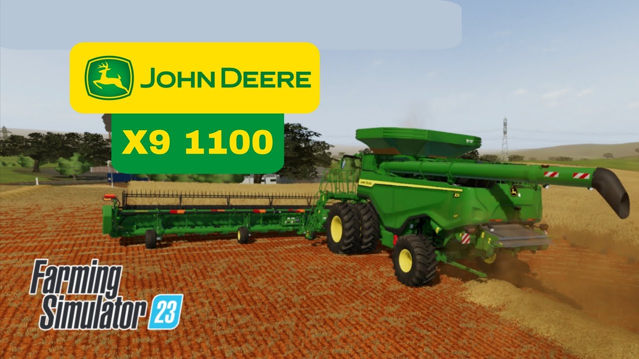 FS 23 | Mod John Deere X9 1100 + pack de barra de corte
