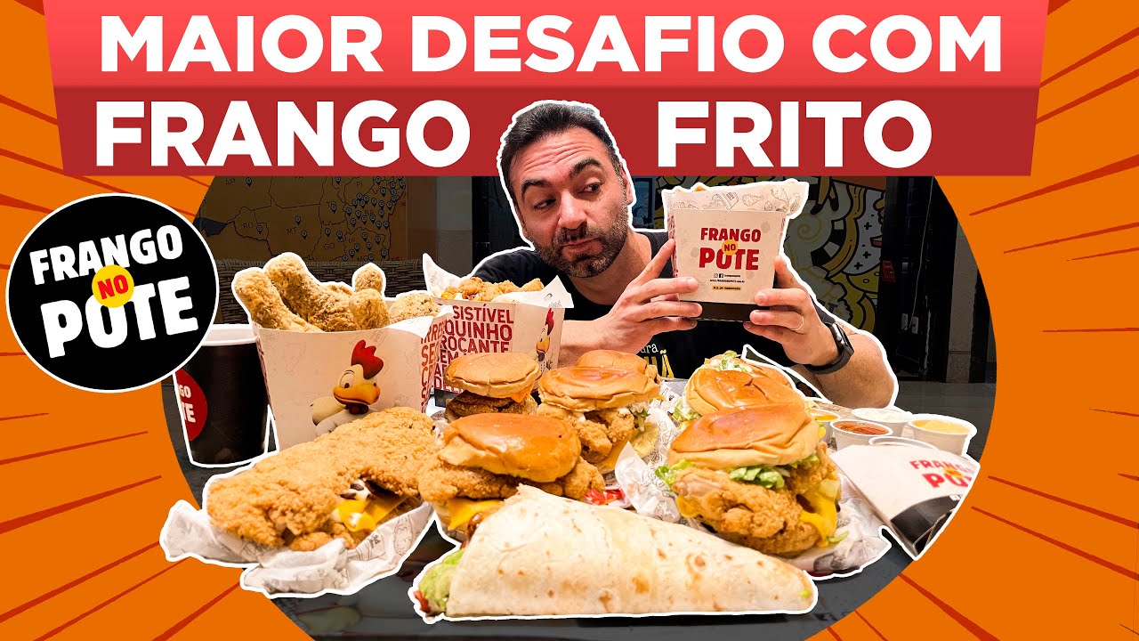 O MAIOR DESAFIO DE FRANGO FRITO!! [FRANGO NO POTE]