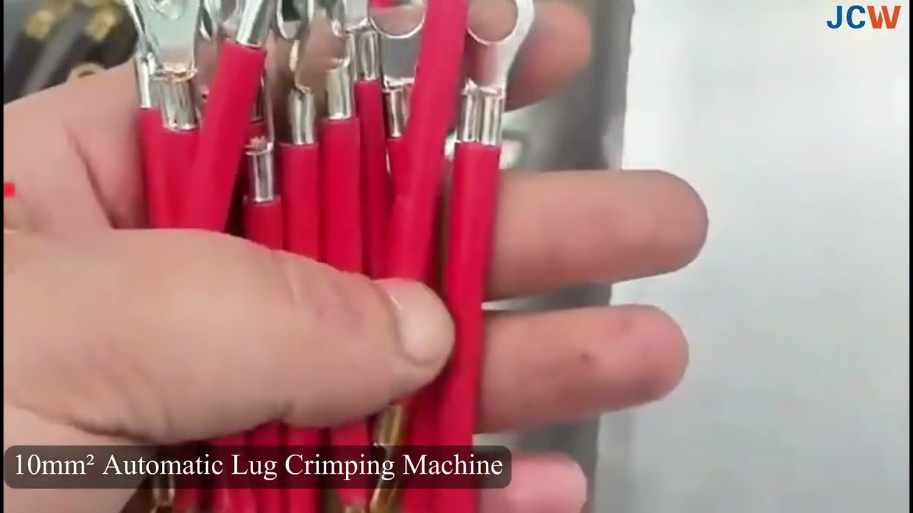 10mm&sup2; Automatic Cable Cutting, Stripping and Lug Crimping Machine