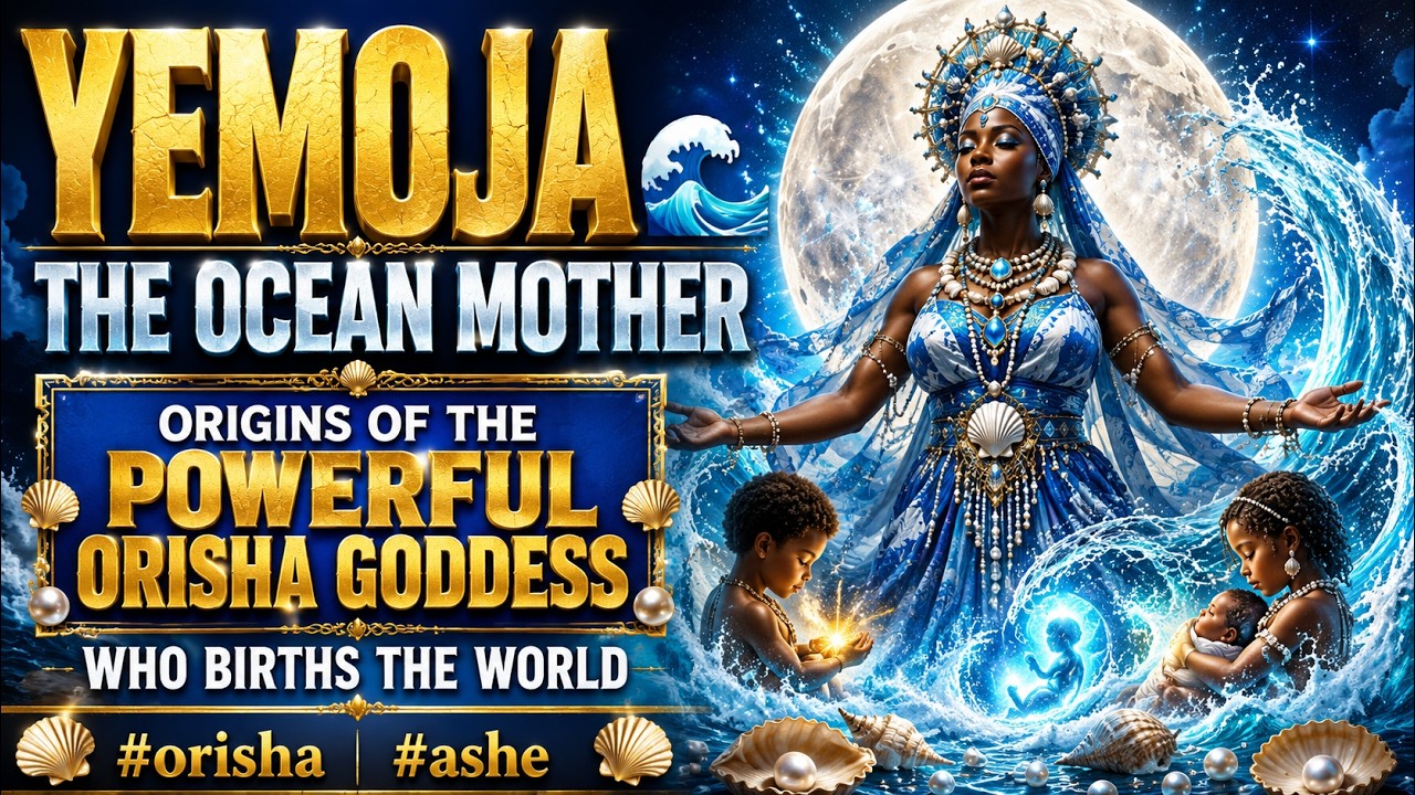 Yemoja: The Ocean Mother 🌊 Origins of the Powerful Orisha Goddess Who Births the World #orisha #fyp