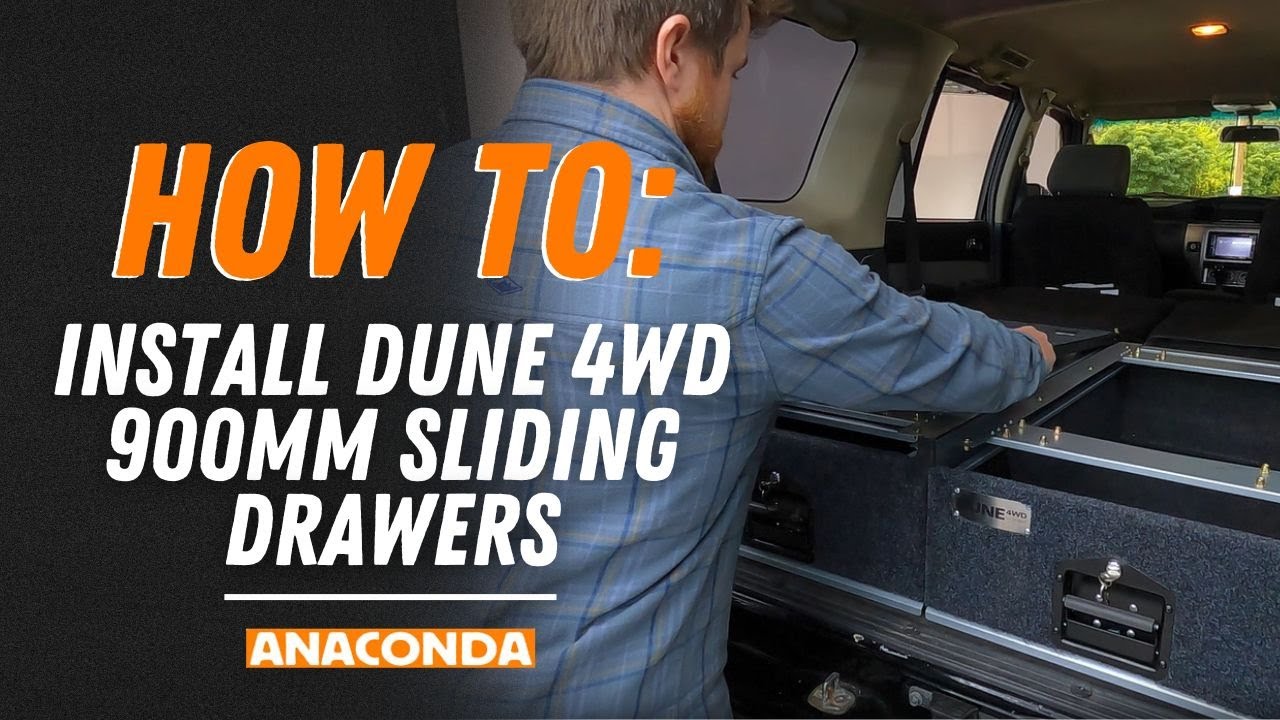 Dune 4WD 900mm Sliding Drawers | 4WD Accessories | Anaconda Stores