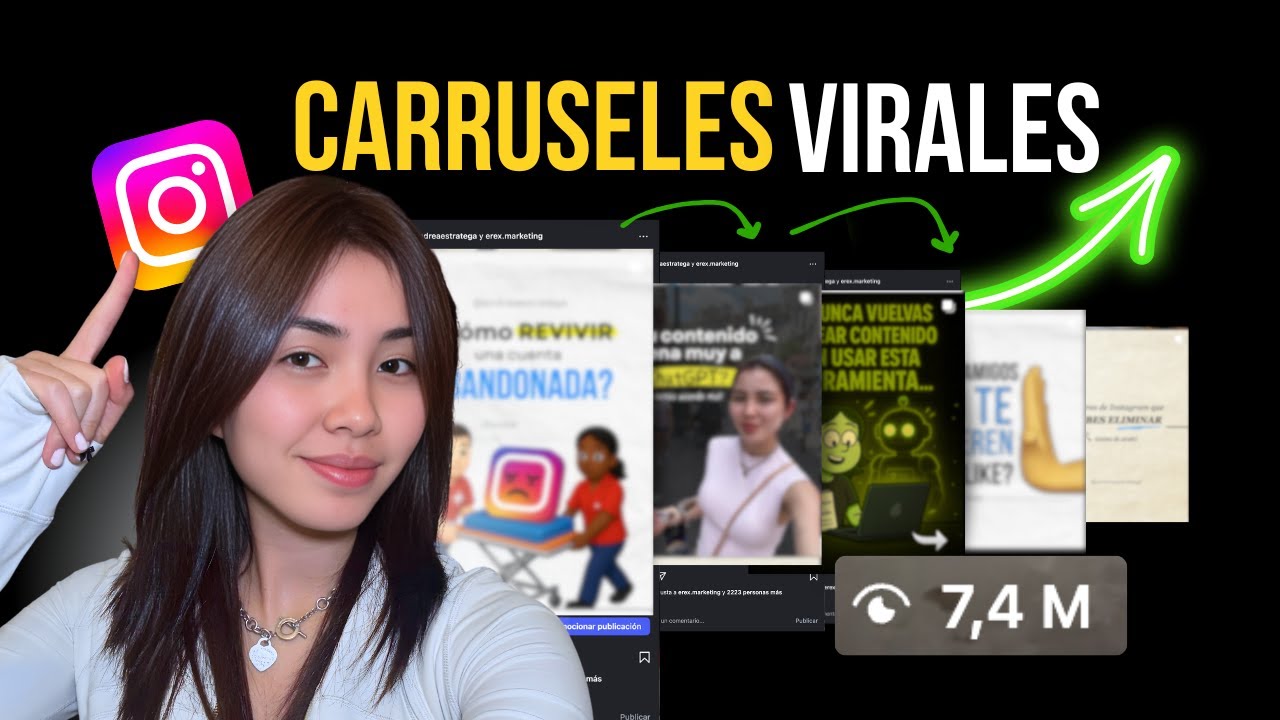 6 Carruseles en Instagram que te har&aacute;n viral en 2025 (y su estructura)
