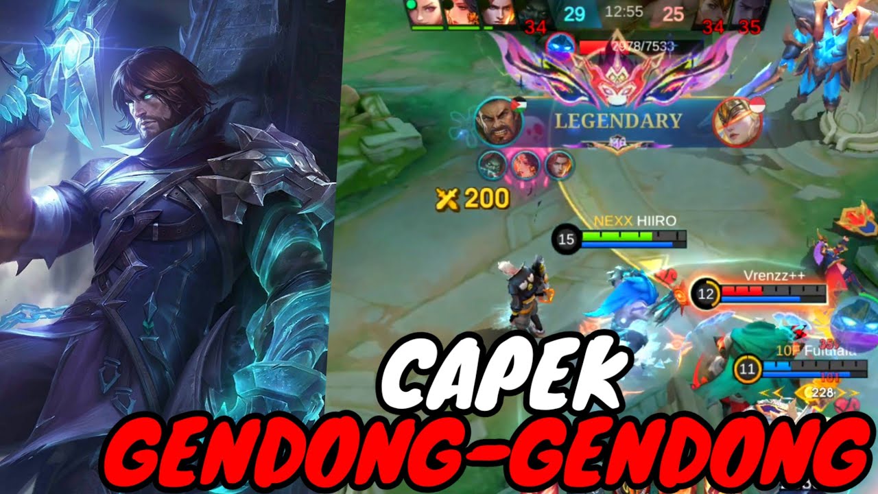 CAPEK BANGET GENDONG-GENDONG MULU | ROGER GAMEPLAY - MOBILE LEGEND