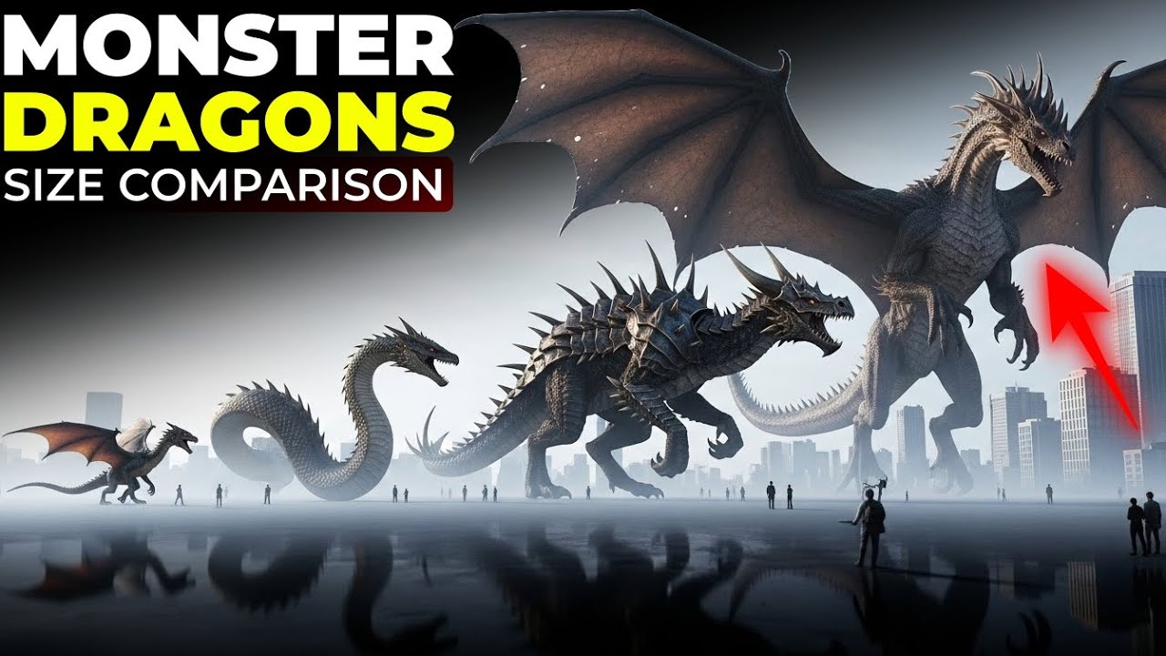 How Big Are Dragons? | Dragon Size Comparison 3D