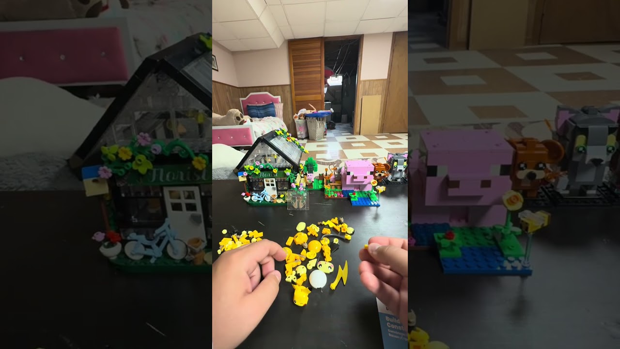 Part 1 of the mega brick Pokemon pikachu