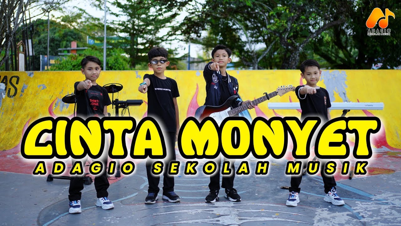 CINTA MONYET (Cover By ADAGIO Sekolah Musik)