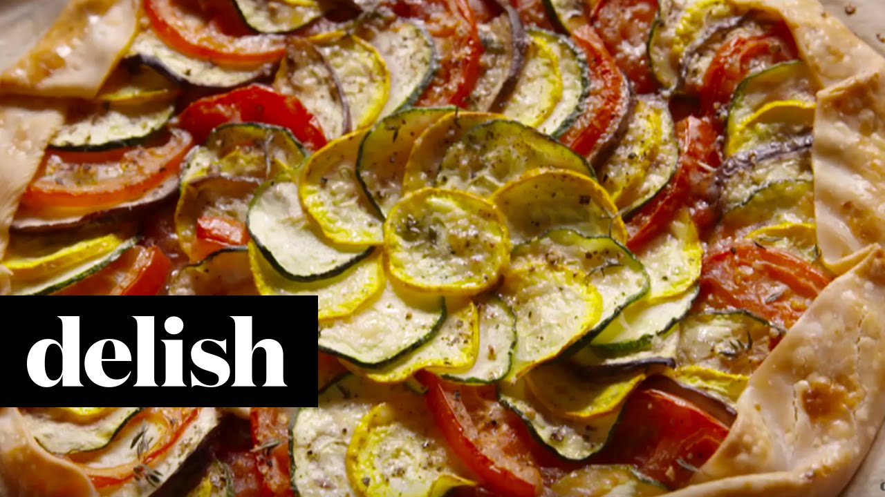 Simple Summer Vegetable Tart | Delish