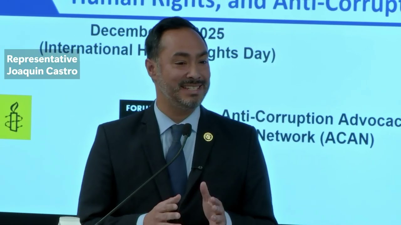 2025 Annual conference - Keynote Address - Representative Joaquin Castro