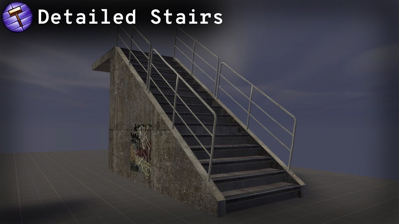 Hammer Editor Tutorial | Detailed Stairs