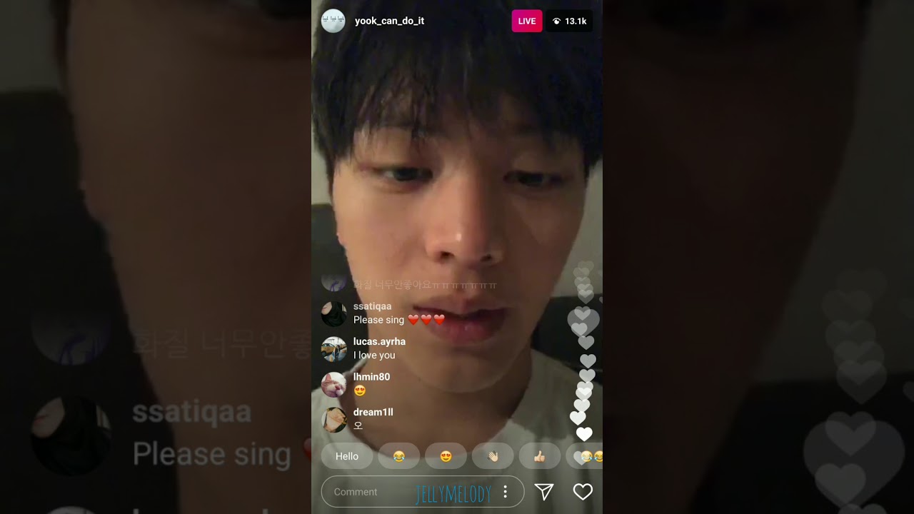 BTOB(비투비) Yook Sungjae 육성재 - Instalive 인스타 라이브 [18/04/09]