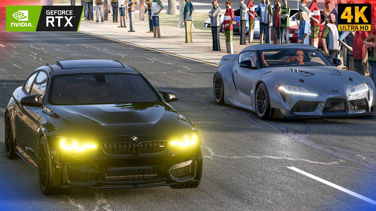 Соседская гонка ⚡️ Шулуг Баба BMW M4 CS против Supra Toyota Drag | Драйвер BeamNG | Автомобиль
