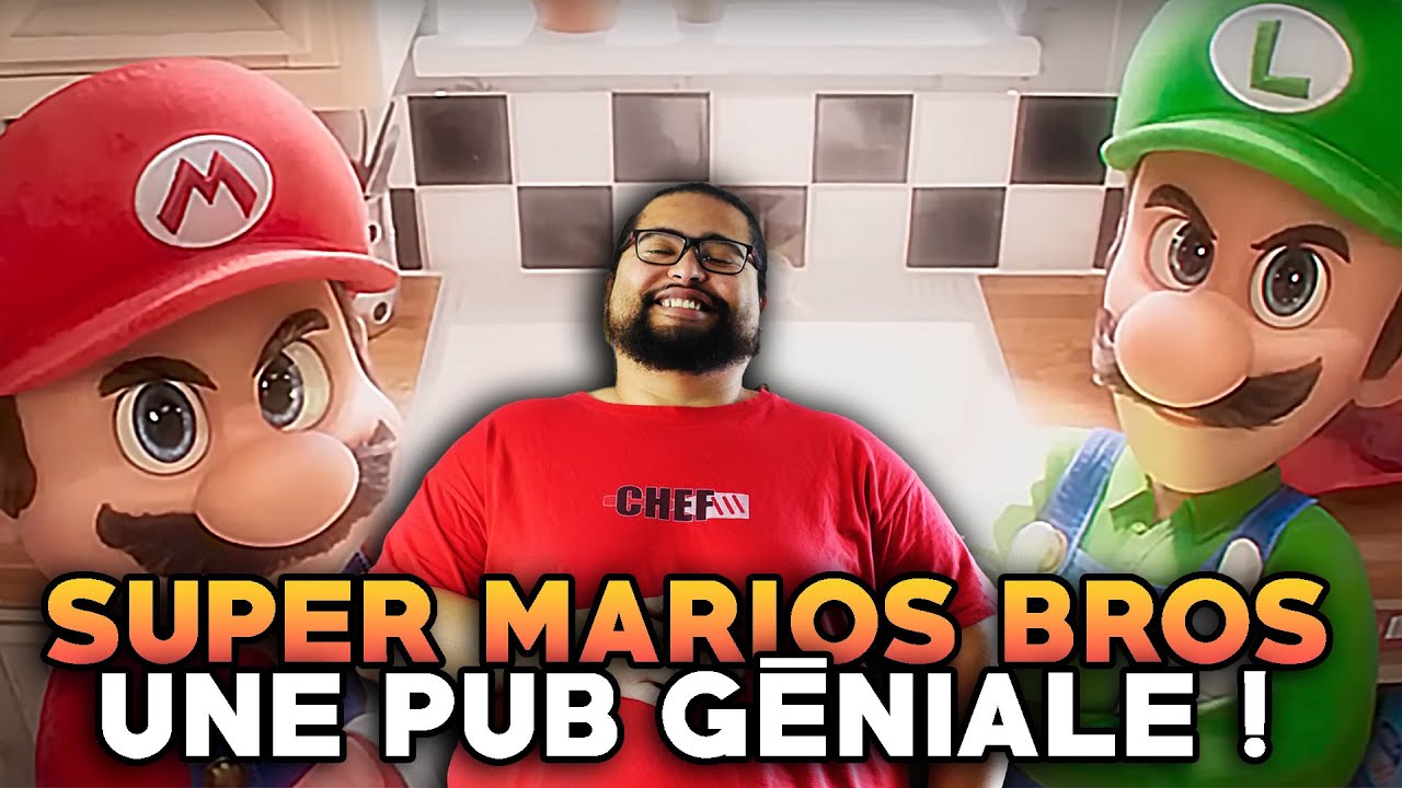 Une PUB GENIALE ! - Super Mario Bros. Le Film Trailer SuperBowl 2023