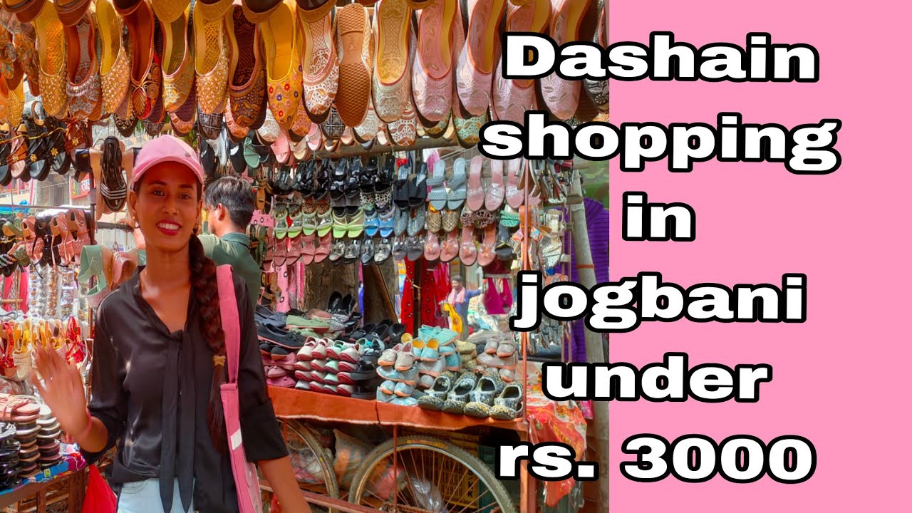 Dashain shopping in jogbani 😍 under RS.3000 || India - Nepal border shopping 🛍️