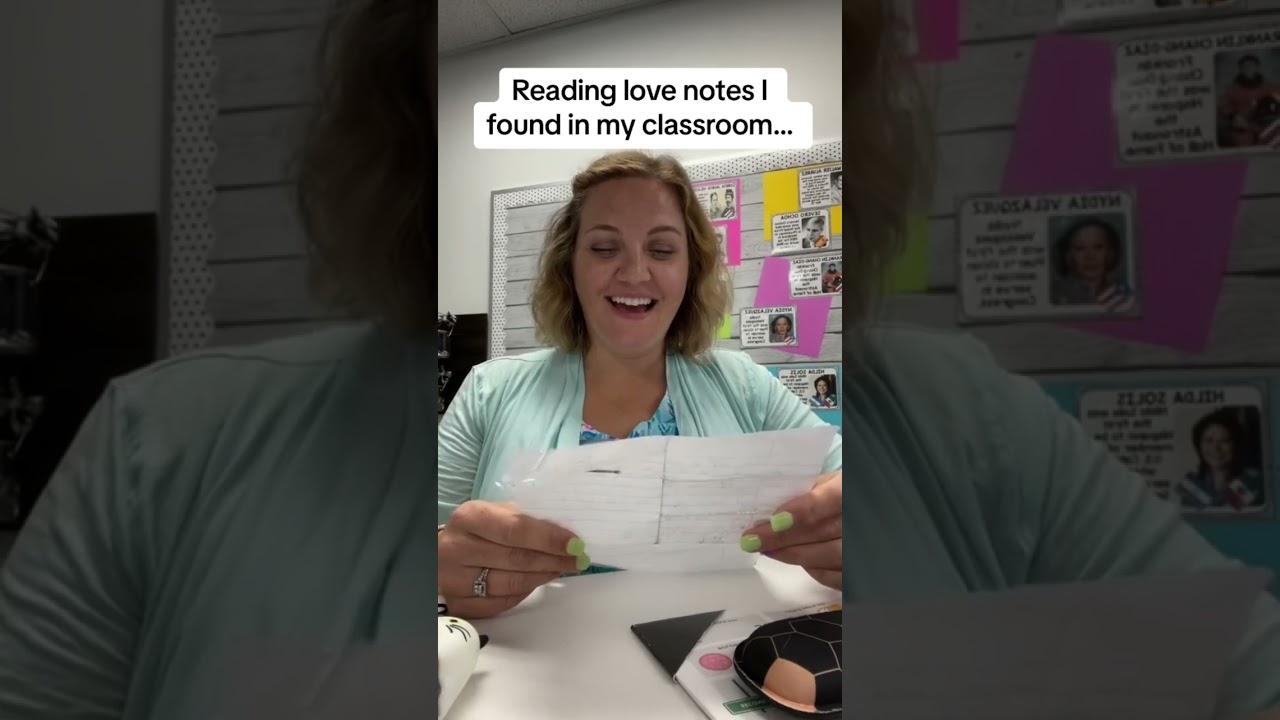 Classroom Confessions: Unveiling a Secret Love Note! 💖📜 #UnexpectedDiscovery