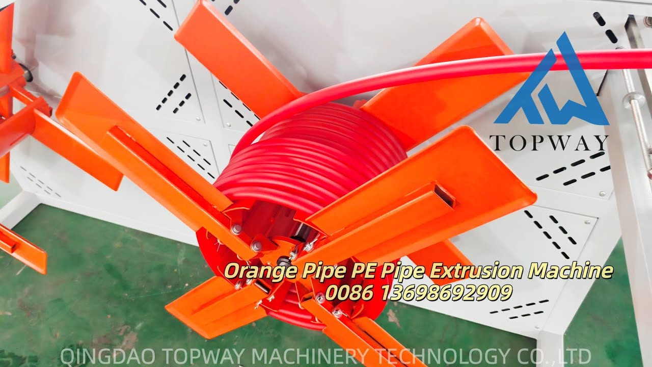 PE Pipe Orange Pipe Extrusion Machine PE Water Pipe Production Line