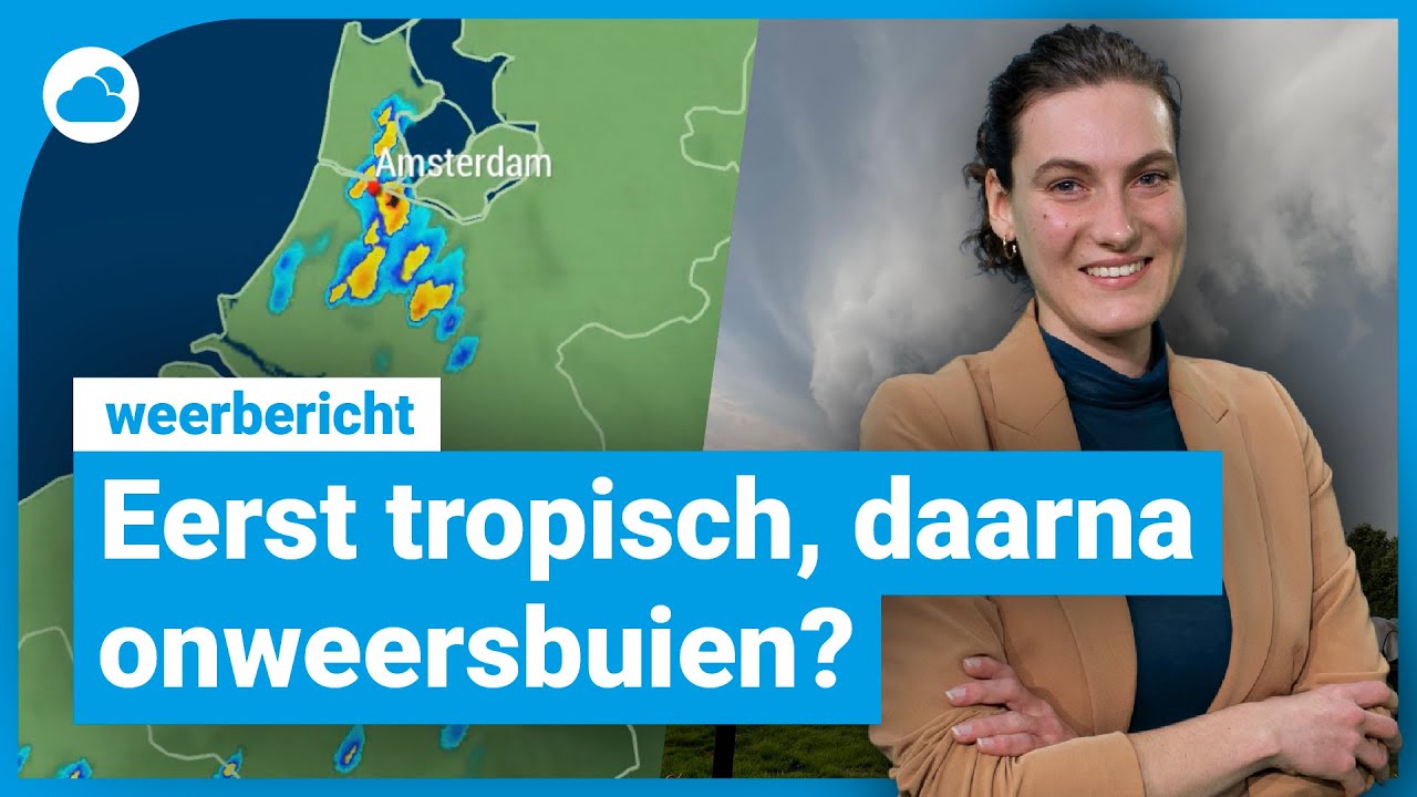 Weerbericht: tropische warmte gevolgd door onweer?