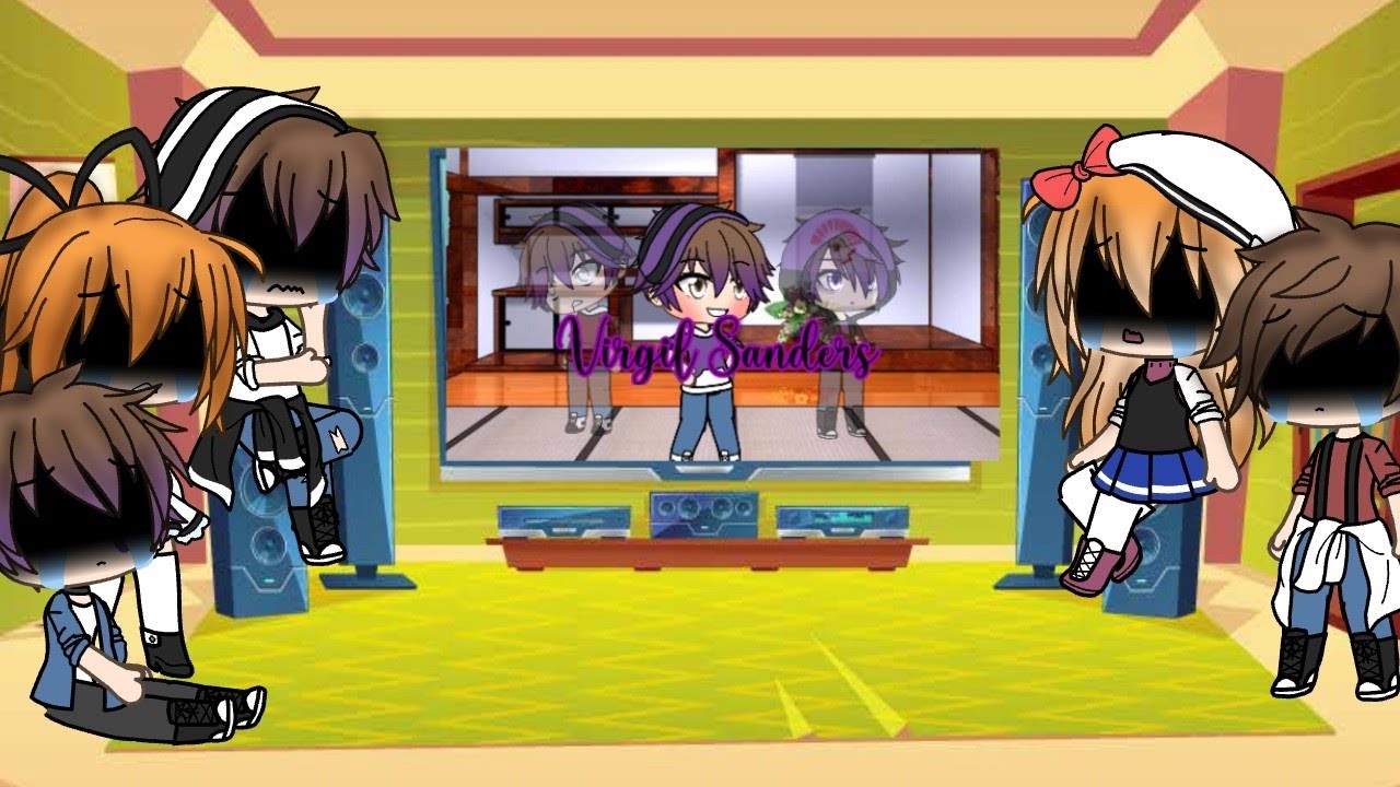 Aftons And Light Sides+Thomas Reacts To Virgil's Past//Gacha Life//+Extra//Virgil Afton Au