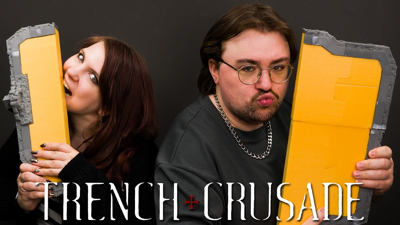 Es wird endlich wieder Gelände gebaut! - Unsere Trench Crusade Platte #1
