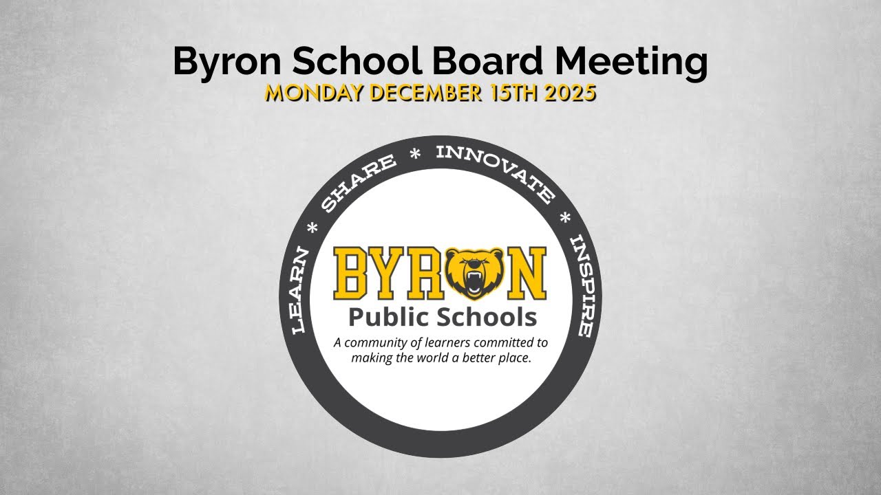 Byron School Board Meeting (12/15/25)