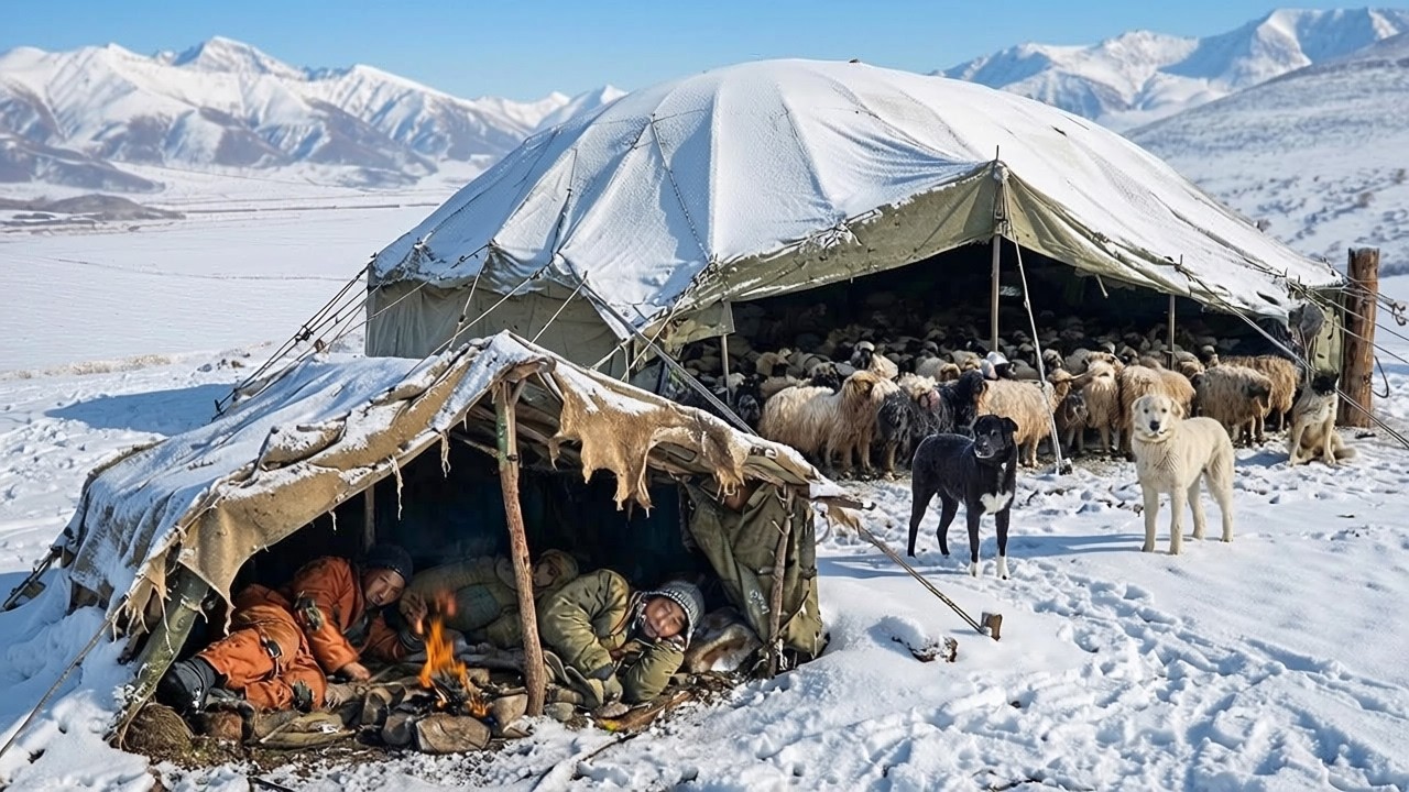 Surviving Shepherd Life in One of the Coldest Regions of Afghanistan | Winter Extreme Survival