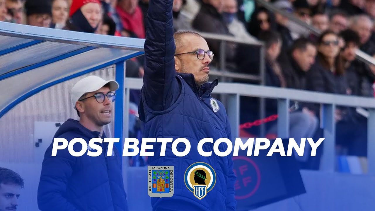 📺 𝗣𝗢𝗦𝗧 | Beto Company en el post ante el Tarazona | #MachoHércules 💙🤍|