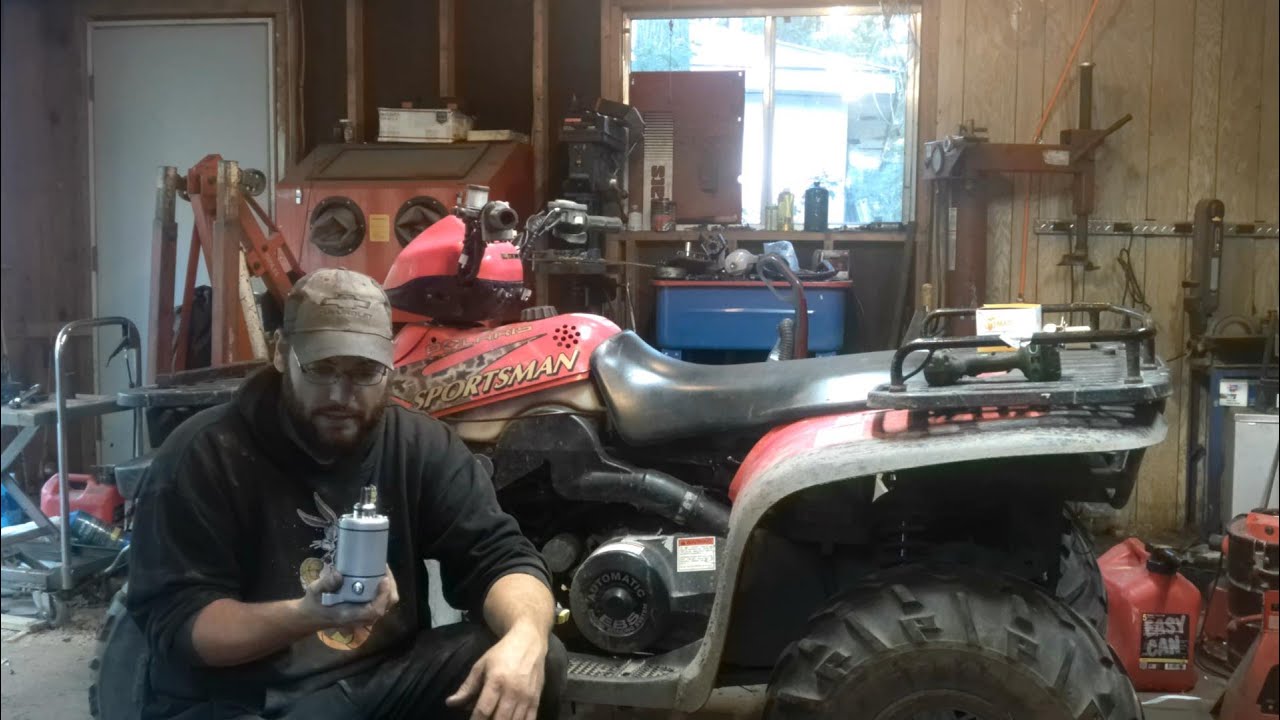 Замена стартера Polaris Sportsman 500 1999 года