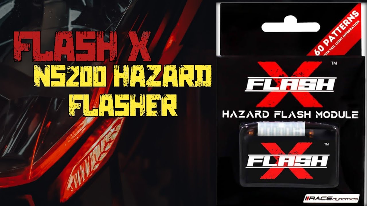 Flash X hazard flasher for Ns200/Ns160 | Best flasher for ns200 | THE IGNITION END
