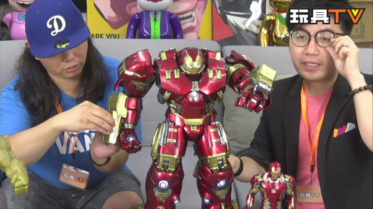 TOYSTV S4 EP02 P1【爆玩具】Hot Toys 1/6 The Avengers 2 Ironman MK44 Hulkbuster Unbox ENG SUB