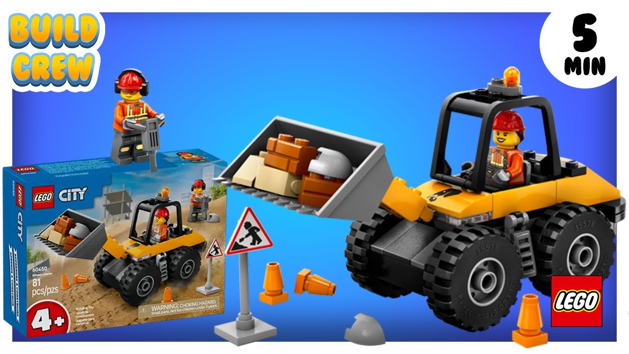 LEGO City Wheel Loader 60450 | Build Crew
