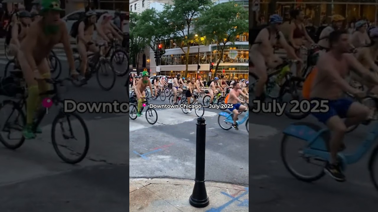 World Naked Bike Ride Chicago 2025 🌍🚴