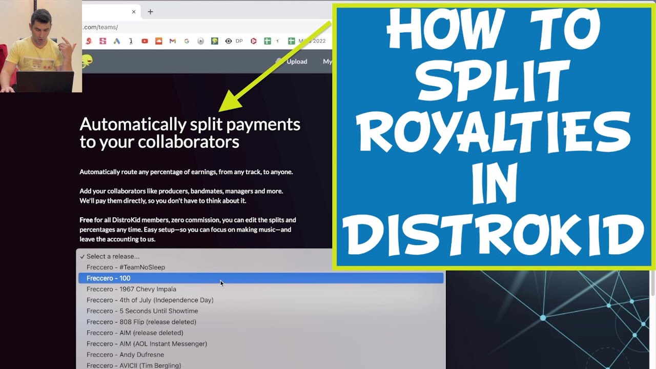 How to Split Royalties and Earnings Between Artists on DistroKid Tutorial