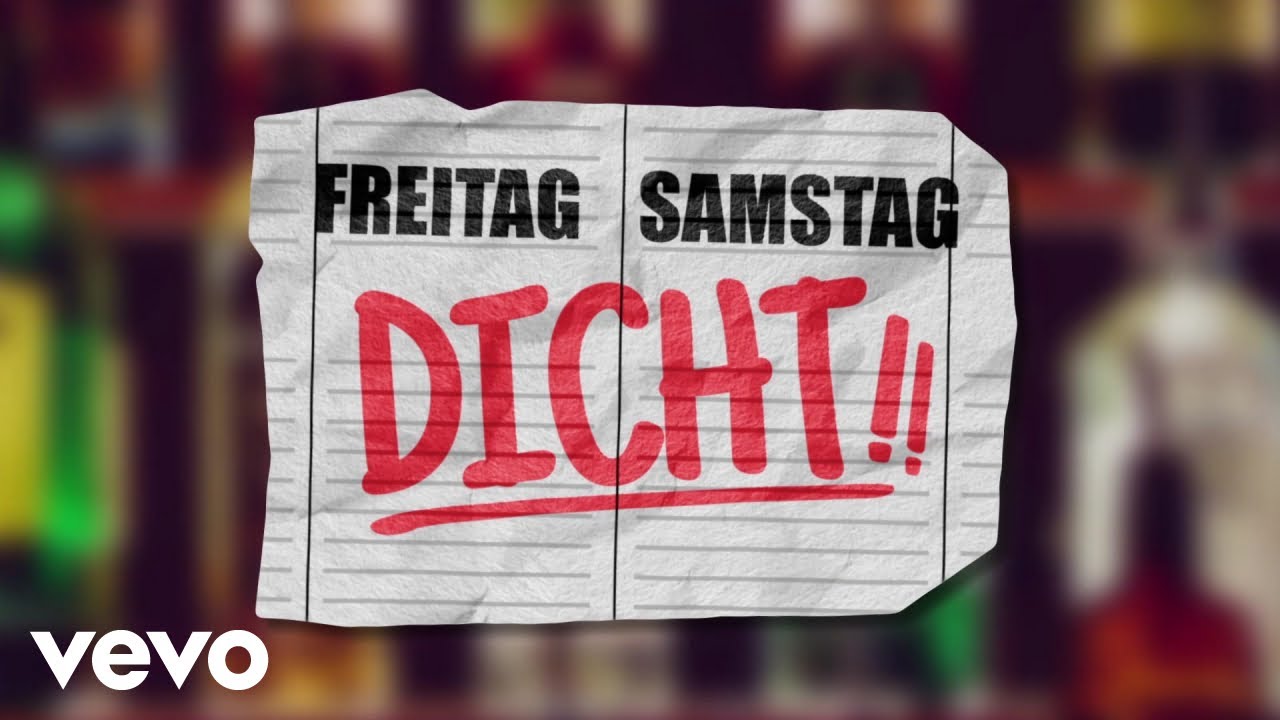 Mia Julia - Freitag Samstag Dicht (Lyric Video)