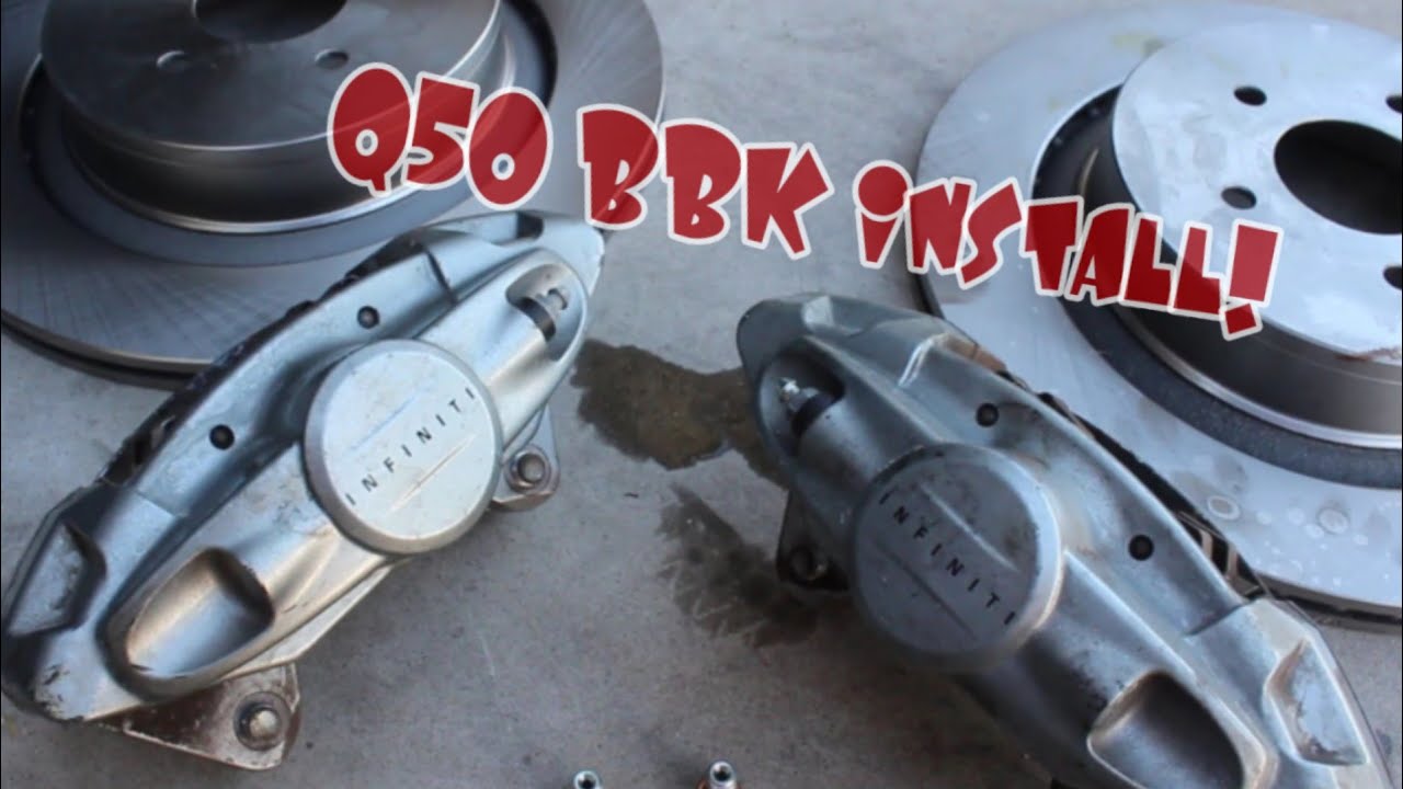 Installing Akebono BBK on a INFINITI Q50
