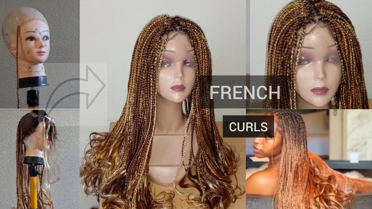 Very Detailed Braided French Curls Wig |DIY TUTORIAL