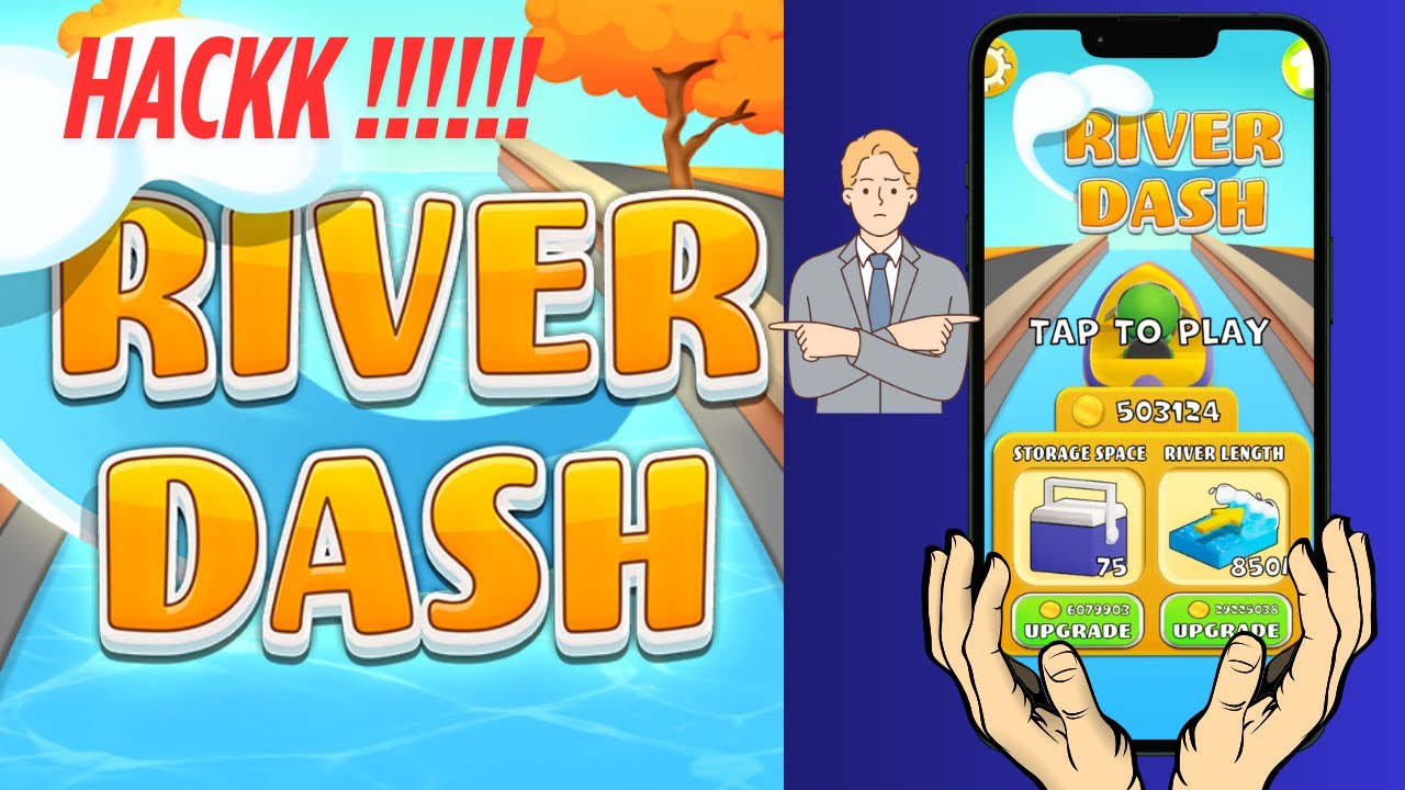 RIVER DASH HACK , OFFERWALL HACK !!! EARN FREE MONEY BY PLAYING GAMES