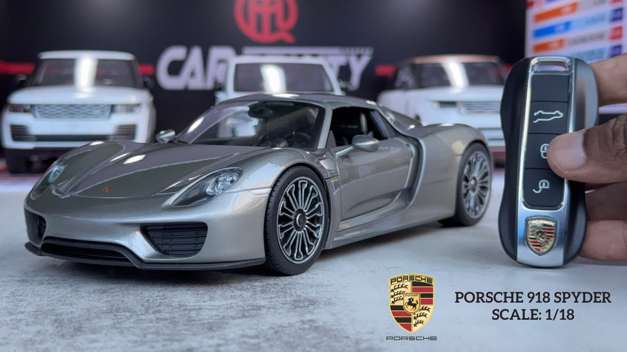 HD Miniature | Welly Porsche 918 Spyder 1/18 Scale Model